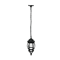 Arbotante tipo farol tradicional colgante p/exterior, negro - 47297 - COL-101S - Caja con 1 Pieza – Master 4 Arbotante tipo farol tradicional colgante p/exterior, negro - 47297 - COL-101S - Caja con 1 Pieza – Master 4