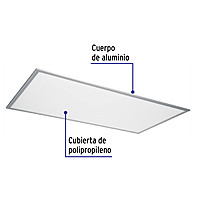 Panel delgado colgante de LED 65 W 60 x 120 cm luz de día - 48551 - COL-402L - Caja con 1 Pieza – Master 2 Panel delgado colgante de LED 65 W 60 x 120 cm luz de día - 48551 - COL-402L - Caja con 1 Pieza – Master 2
