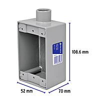 Condulet 1/2' conexión tipo FS, Volteck - COLET-1/2-FS / 46985 Condulet 1/2' conexión tipo FS, Volteck - COLET-1/2-FS / 46985