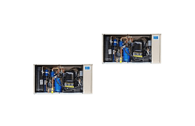 Set de 2 Unidades Condensadoras 2 Hp Bohn Compresor Hermético 208-230/1/60 Temperatura Baja - SET-MBHX0211L6B