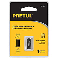 Cople acero, cuerda 1/4 NPT, Pretul - COPLE-P / 27027 Cople acero, cuerda 1/4 NPT, Pretul - COPLE-P / 27027