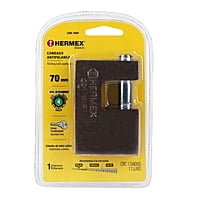 Candado antipalanca, 70mm, cuerpo de hierro, Hermex Basic - COR-70HP / 23540 Candado antipalanca, 70mm, cuerpo de hierro, Hermex Basic - COR-70HP / 23540