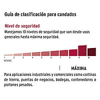 Candado antipalanca, 75mm, cuerpo de latón, llave puntos - COR-75Q / 43354 Candado antipalanca, 75mm, cuerpo de latón, llave puntos - COR-75Q / 43354