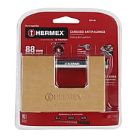 Candado antipalanca, 88mm, cuerpo de latón llave tradicional - COR-88 / 43358