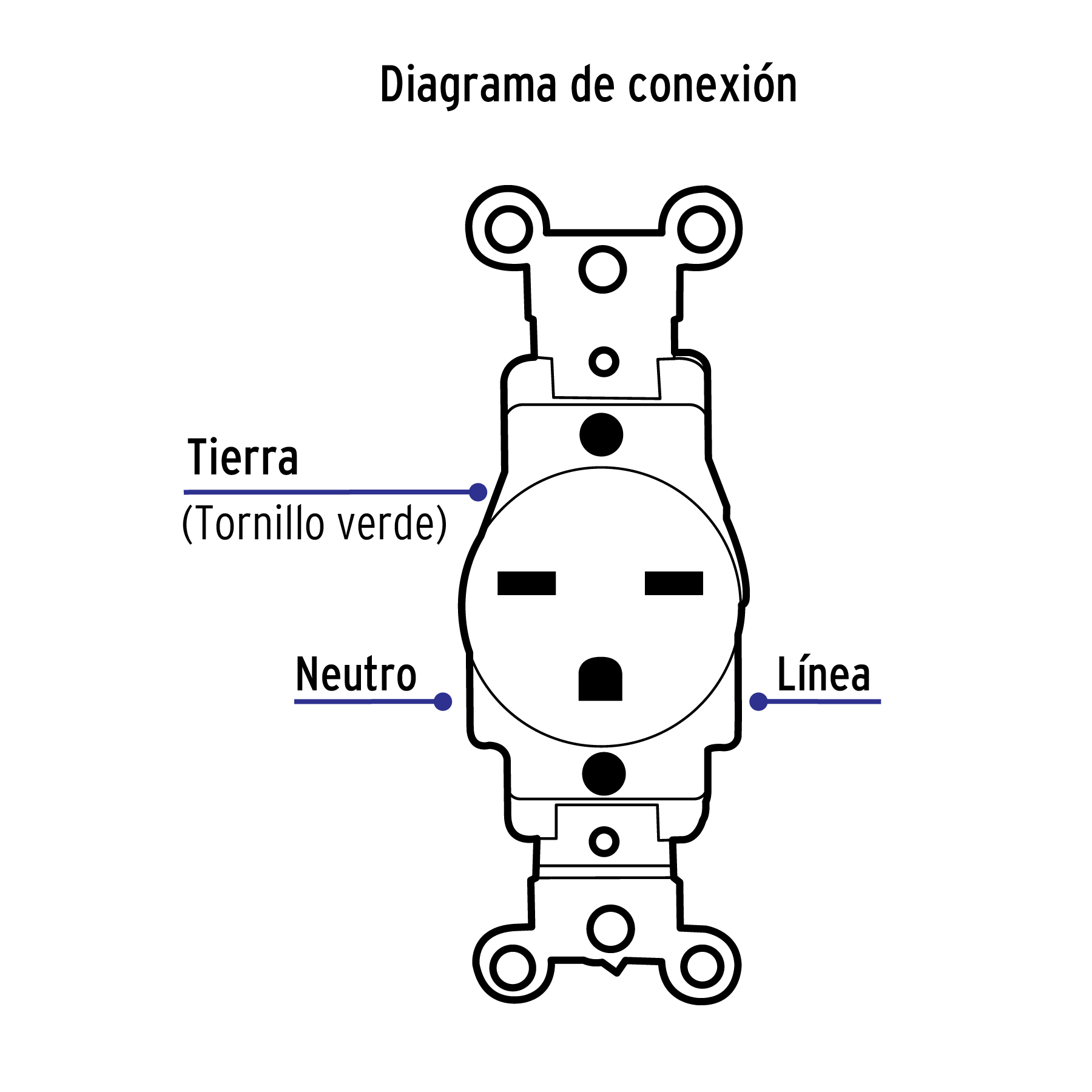 Contacto sencillo, cara de chino, Standard, marfil - COSE-CHS / 46110 Contacto sencillo, cara de chino, Standard, marfil - COSE-CHS / 46110