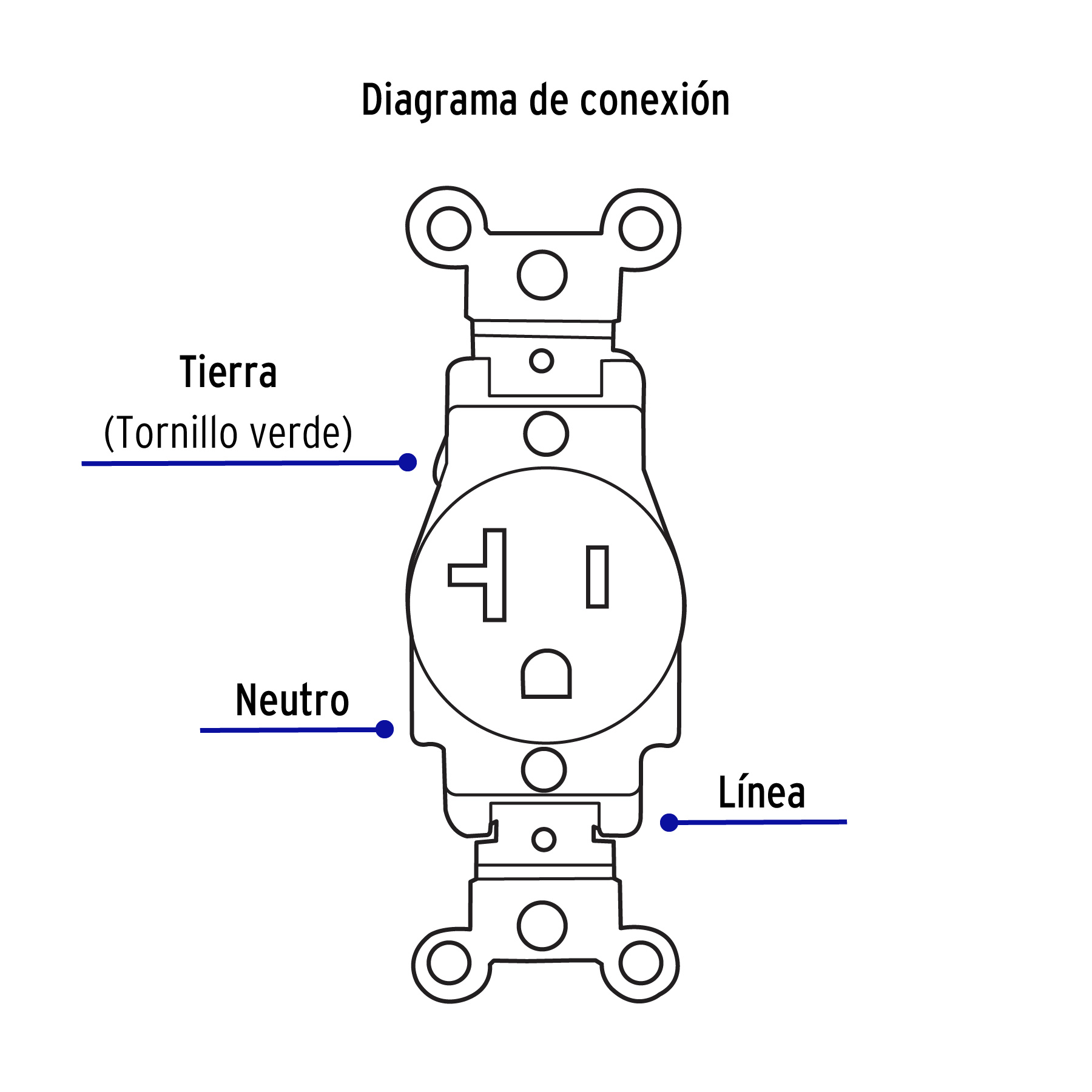 Contacto sencillo, 2 polos 3 hilos, 20 A, Standard, marfil - COSE-MS / 46101 Contacto sencillo, 2 polos 3 hilos, 20 A, Standard, marfil - COSE-MS / 46101