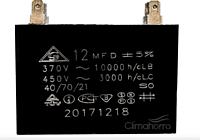 Capacitor Ventilador 12 Mf 370 / 450 Vac - Ct-12 Capacitor Ventilador 12 Mf 370 / 450 Vac - Ct-12