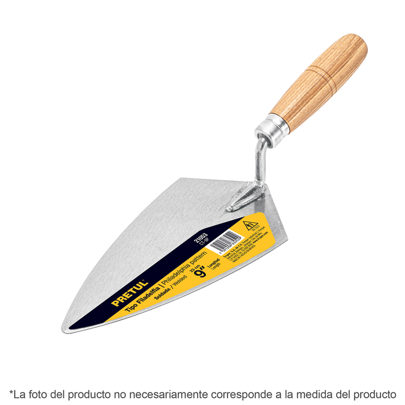 Cuchara para albañil, tipo Filadelfia, 8' Pretul - CT-8P / 21052 Cuchara para albañil, tipo Filadelfia, 8' Pretul - CT-8P / 21052
