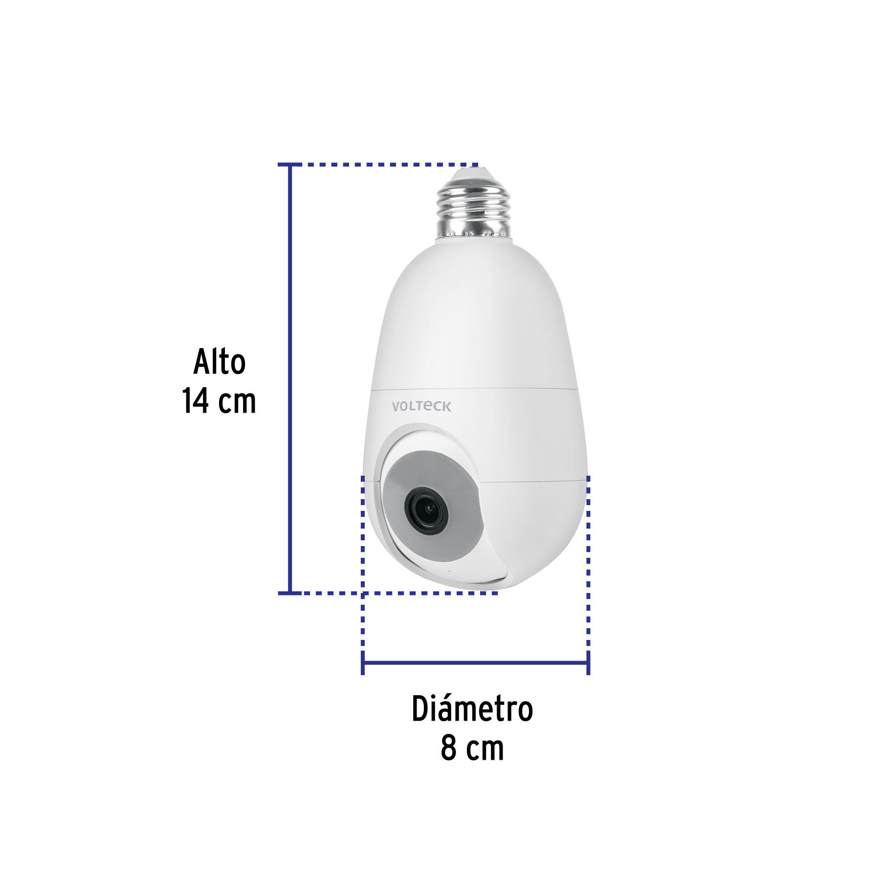 Cámara WiFi para socket, 4MP, VOLTECK - 45744 - CTV-40SW - Caja con 2 Pieza – Master 36 Cámara WiFi para socket, 4MP, VOLTECK - 45744 - CTV-40SW - Caja con 2 Pieza – Master 36