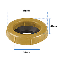 Cuello de cera con guía para WC, robusto, 250 g - CUG-WC-R / 46235 Cuello de cera con guía para WC, robusto, 250 g - CUG-WC-R / 46235
