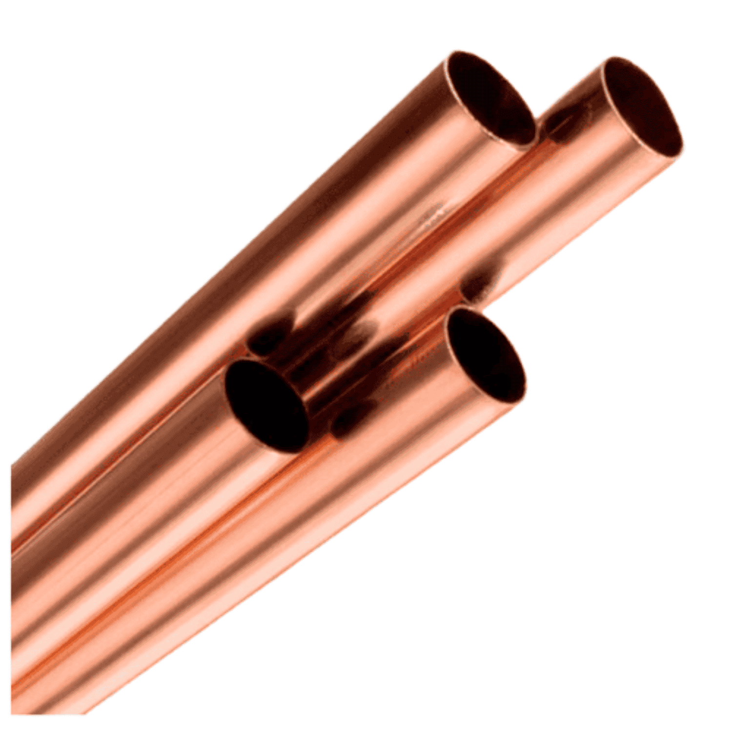 Tubo de Cobre Rigido Tipo ACR Exterior 3/8 Pulgada, Interior 1/4 Pulgada, (Tramo de 6 metros) -CX-TCR3/8ACR