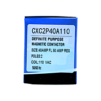 Contactor 2 Polos, 40 Amps, Bobina 110Vac, 50/60Hz - CXC2P40A110 Contactor 2 Polos, 40 Amps, Bobina 110Vac, 50/60Hz - CXC2P40A110