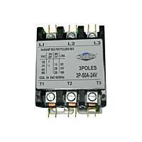 Contactor 3 Polos, 50 Amps, Bobina 21-24 Vac, 50/60Hz, Cluxer - Cxc3P50A24 Contactor 3 Polos, 50 Amps, Bobina 21-24 Vac, 50/60Hz, Cluxer - Cxc3P50A24