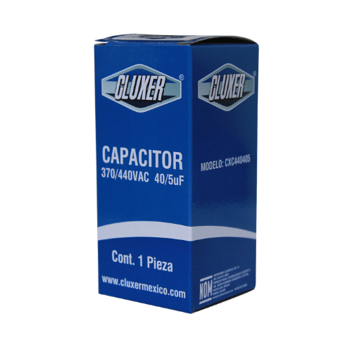 Capacitor De Trabajo 40/5 Mf / Cluxer - CXC440405 Capacitor De Trabajo 40/5 Mf / Cluxer - CXC440405