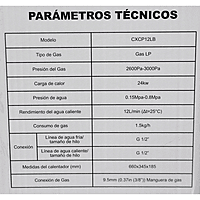 Boiler de Paso 12 litros CLUXER, Gas LP, Series Phoenix - CXCPGLP12L Boiler de Paso 12 litros CLUXER, Gas LP, Series Phoenix - CXCPGLP12L