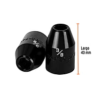 Dado de impacto, 6 puntas, cuadro 1/2' de 3/8' - D-7412-H / 13375