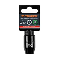 Dado de impacto, 6 puntas, cuadro 1/2' de 7/16' - D-7414-H / 13376