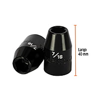 Dado de impacto, 6 puntas, cuadro 1/2' de 7/16' - D-7414-H / 13376