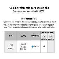 Desbrozadora eléctrica 550 W mango "D", 13" corte, Truper - DES-550 / 101263