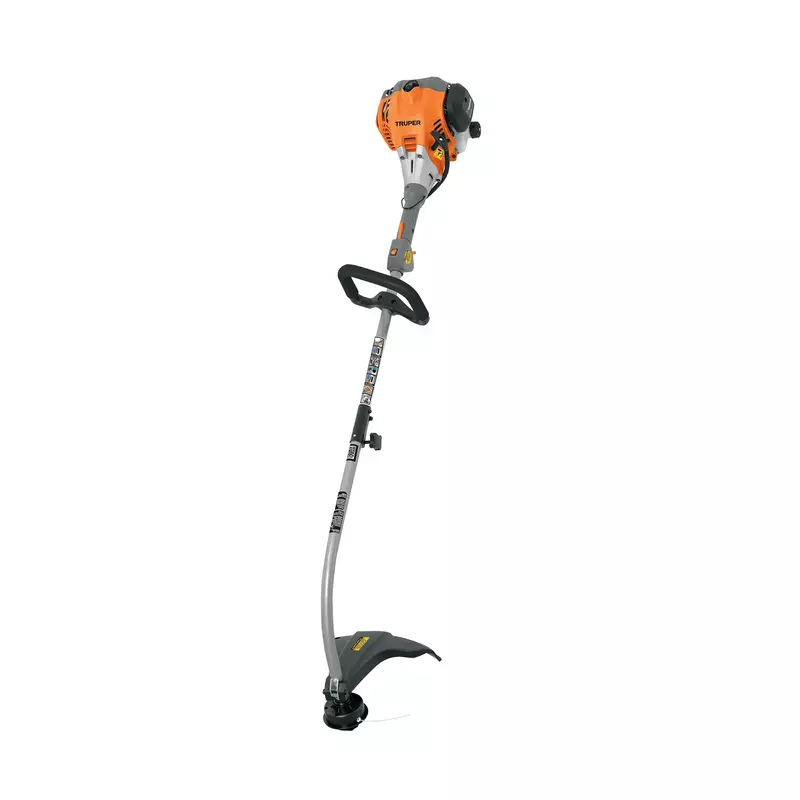 Desbrozadora a gasolina 30 cc mango 'D', 17' corte, curva - DES-30C / 12498