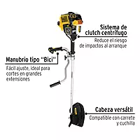 Desmalezadora a gasolina 52 cc mango tipo "bici" , Pretul - DES-52P / 26104 Desmalezadora a gasolina 52 cc mango tipo "bici" , Pretul - DES-52P / 26104