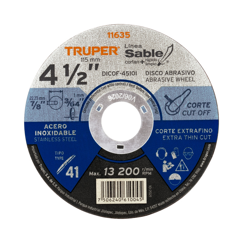 disco-para-corte-acero-inoxidable-tipo-41-diámetro-4-1-2-dicof-4510i-11635 disco-para-corte-acero-inoxidable-tipo-41-diámetro-4-1-2-dicof-4510i-11635