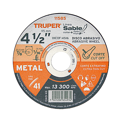 disco-tipo-41-corte-fino-de-metal-línea-sable-4-1-2-1-6mm-dicof-4516-11585