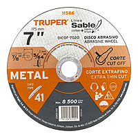 disco-tipo-41-para-corte-fino-de-metal-línea-sable-7-dicof-7020-11586 disco-tipo-41-para-corte-fino-de-metal-línea-sable-7-dicof-7020-11586