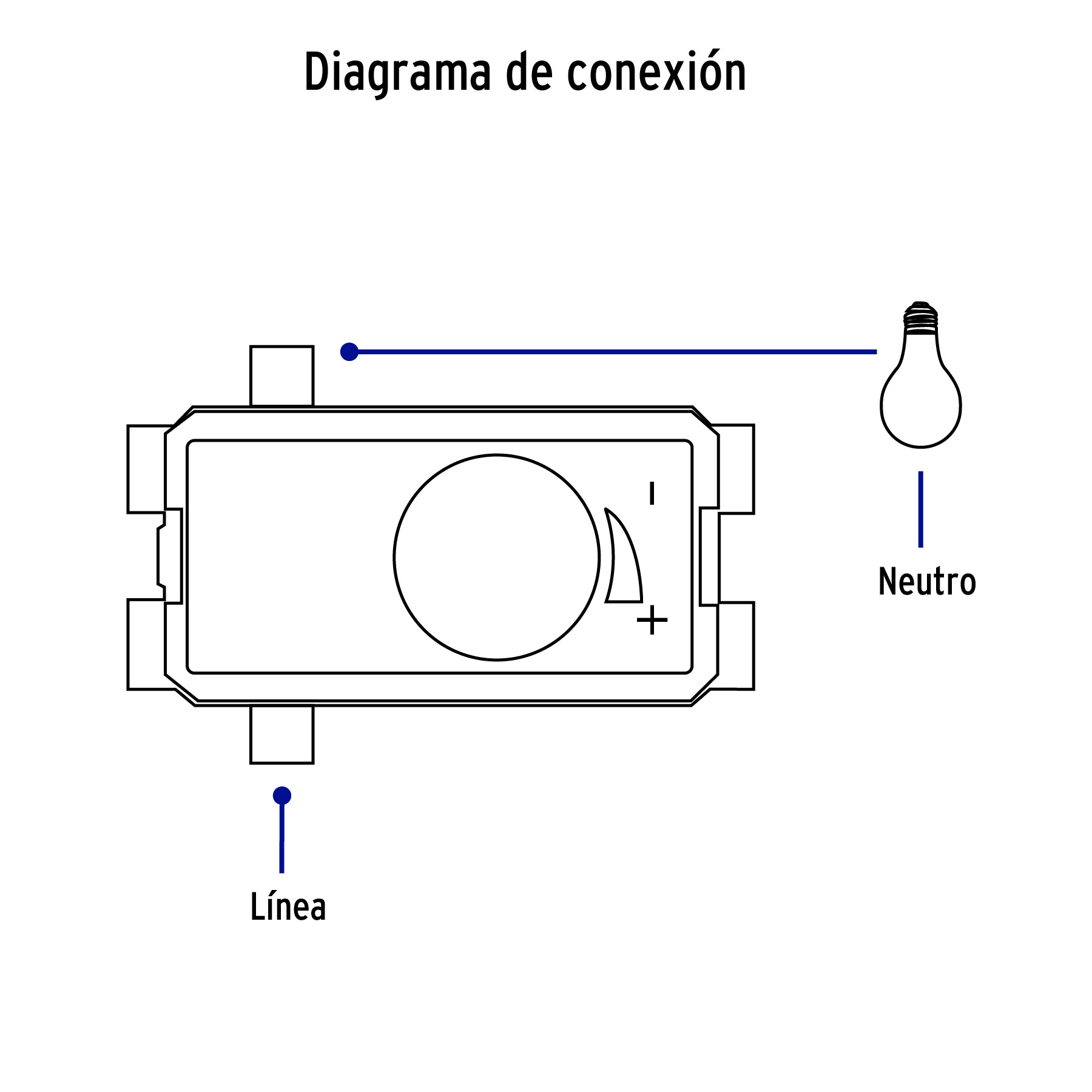 Dimmer giratorio, línea Italiana, marfil - DIM-I / 48080