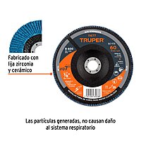 Disco laminado, 7', grano 60, centro 7/8' - DLT-1731 / 11677 Disco laminado, 7', grano 60, centro 7/8' - DLT-1731 / 11677