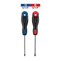 Duo de desarmadores, 1/4x4, mango Comfort Grip, Pretul - DUO-1/4X4BP / 20215 Duo de desarmadores, 1/4x4, mango Comfort Grip, Pretul - DUO-1/4X4BP / 20215
