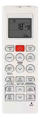 Control Remoto Minisplit LG Modelo VP242HR.NKM0 - AKB75215403 Control Remoto Minisplit LG Modelo VP242HR.NKM0 - AKB75215403