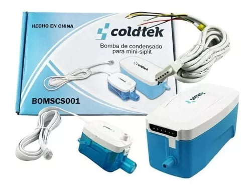 Bomba condensadora para minisplit 110 / 220V, capacidad de tanque 45ML, descarga máxima 10 M, flujo máximo 24 L/H Bomba condensadora para minisplit 110 / 220V, capacidad de tanque 45ML, descarga máxima 10 M, flujo máximo 24 L/H