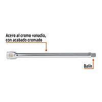 Extensión de 16' para matraca, para dados cuadro 3/4' - E-5663 / 13906 Extensión de 16' para matraca, para dados cuadro 3/4' - E-5663 / 13906