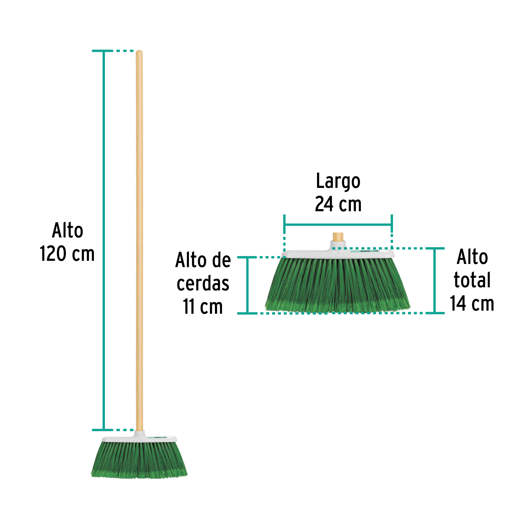 Escoba de vinilo, tipo cepillo - ES-140C / 57053 Escoba de vinilo, tipo cepillo - ES-140C / 57053