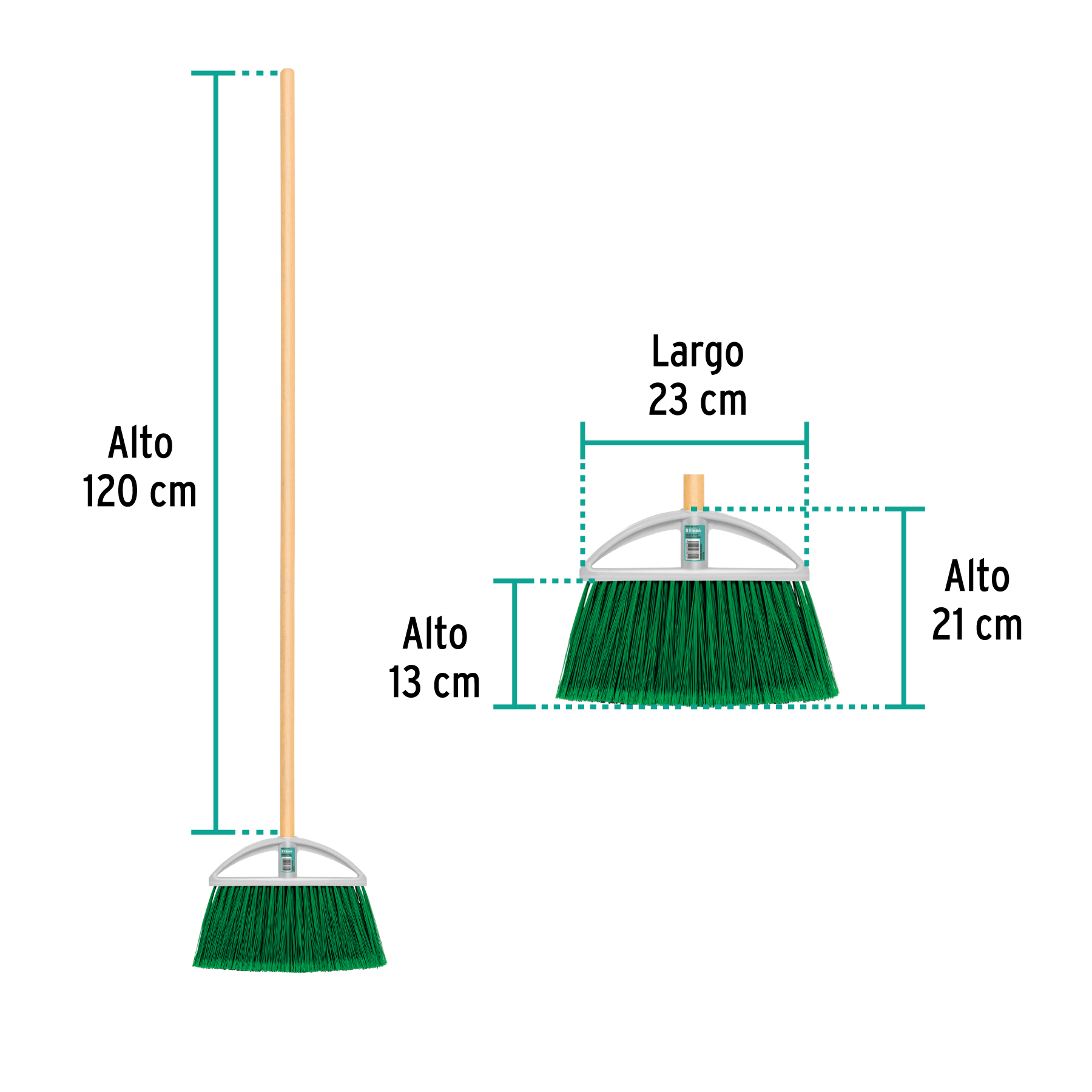 Escoba de vinilo, tipo abanico - ES-160A / 57051