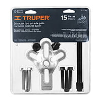 Juego de extractor tipo pata de gallo con 15 piezas - EXT-15 / 14511