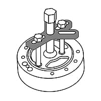 Juego de extractor tipo pata de gallo con 15 piezas - EXT-15 / 14511