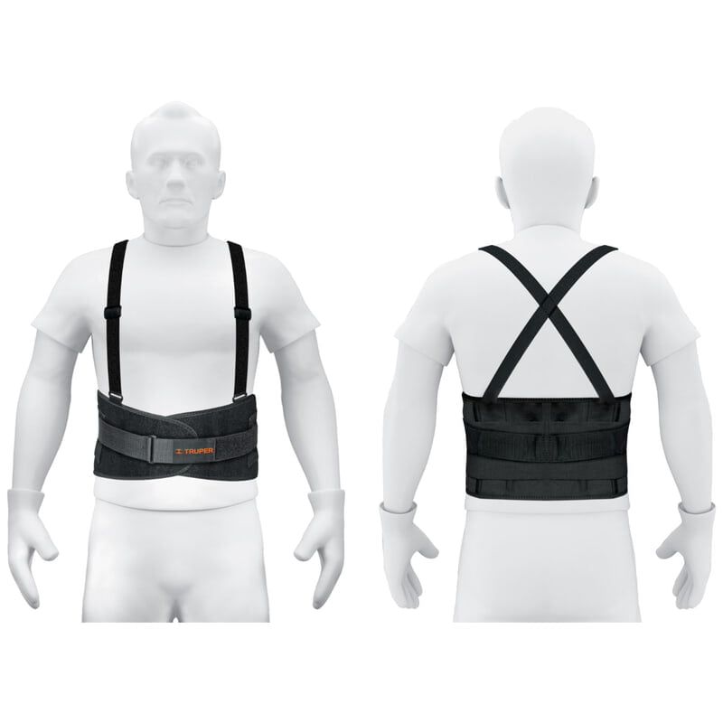 Faja con tirantes ajustables, tercer cinturón, talla mediana - FAJA-MX / 14216 Faja con tirantes ajustables, tercer cinturón, talla mediana - FAJA-MX / 14216