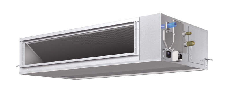 Unidad Interior DAIKIN, Tipo Fan & Coil, media presión estática, 3.2 Toneladas, 230/1/60 - FXMQ100PAVE