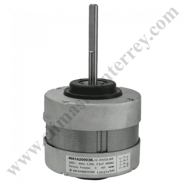 Motor Para Minisplit 220V 60Hz 0.20A, Capacitor 0.9Mf 400V