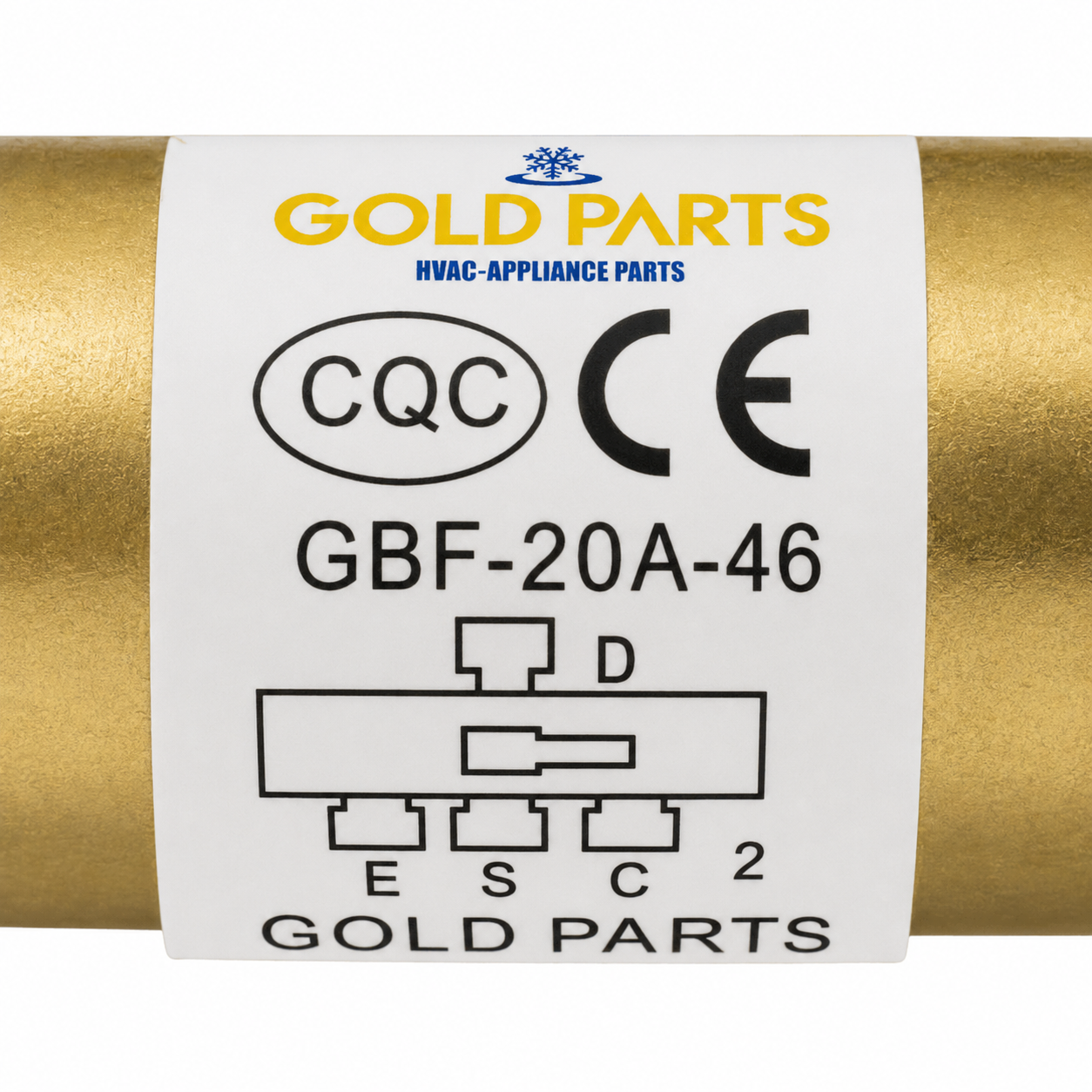 Valvula 4 Vias Gold Parts, 1/2 - 3/4 - GBF-20A-46