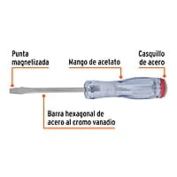 Desarmador de golpe, 3/16X3', plano - GO-3/16X3P / 14155 Desarmador de golpe, 3/16X3', plano - GO-3/16X3P / 14155