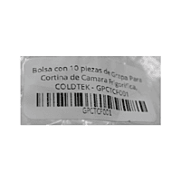 Bolsa con 10 piezas de Grapa Para Cortina de Camara Frigorifica, COLDTEK - GPCTCF001