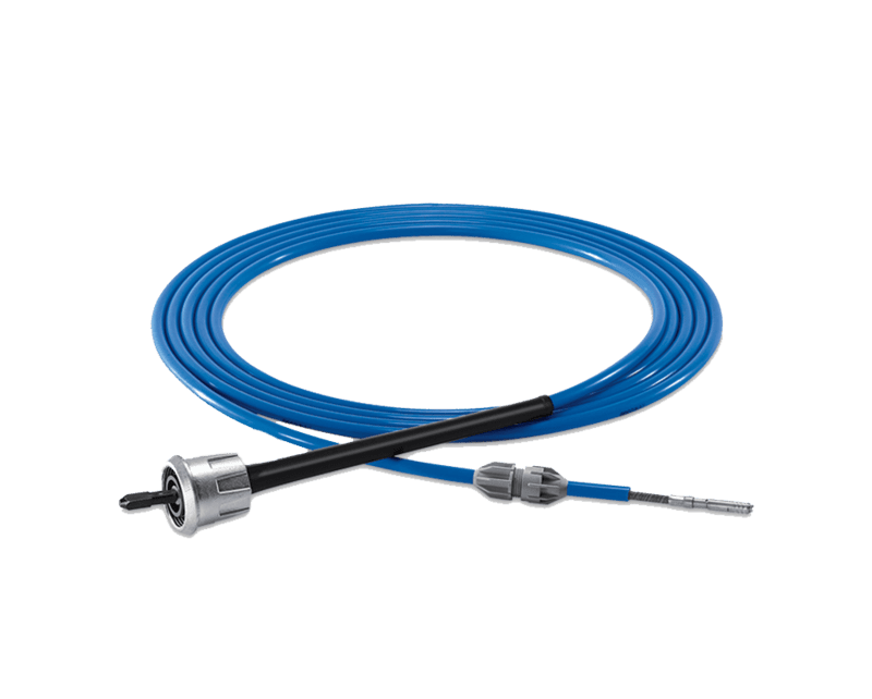 Eje Flexible - Para tubos con D. I. de 11.1 a 12.7 mm de 7.6 m Eje Flexible - Para tubos con D. I. de 11.1 a 12.7 mm de 7.6 m