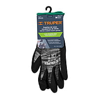 Guantes de nylon recubiertos de nitrilo arenoso, medianos - GU-132 / 17064 Guantes de nylon recubiertos de nitrilo arenoso, medianos - GU-132 / 17064