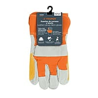Guantes de carnaza y loneta, con refuerzo, unitalla - GU-215 / 14246 Guantes de carnaza y loneta, con refuerzo, unitalla - GU-215 / 14246