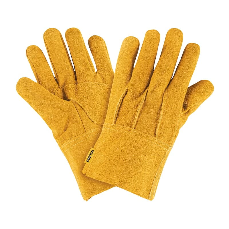 Guantes de carnaza, cortos, Pretul - GU-225 / 23262 Guantes de carnaza, cortos, Pretul - GU-225 / 23262