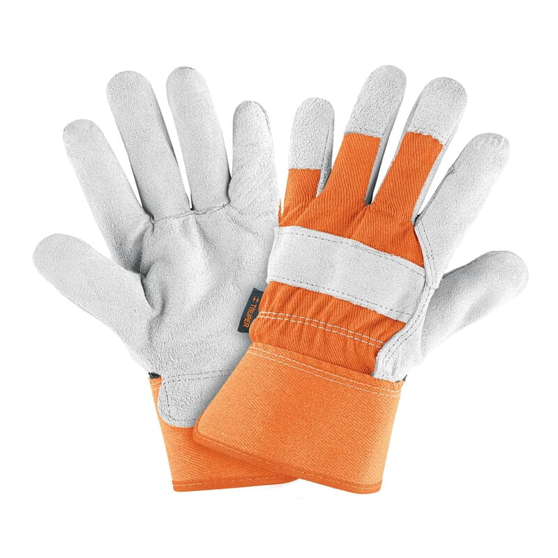 Guantes de carnaza y loneta, unitalla - GU-235 / 14245 Guantes de carnaza y loneta, unitalla - GU-235 / 14245