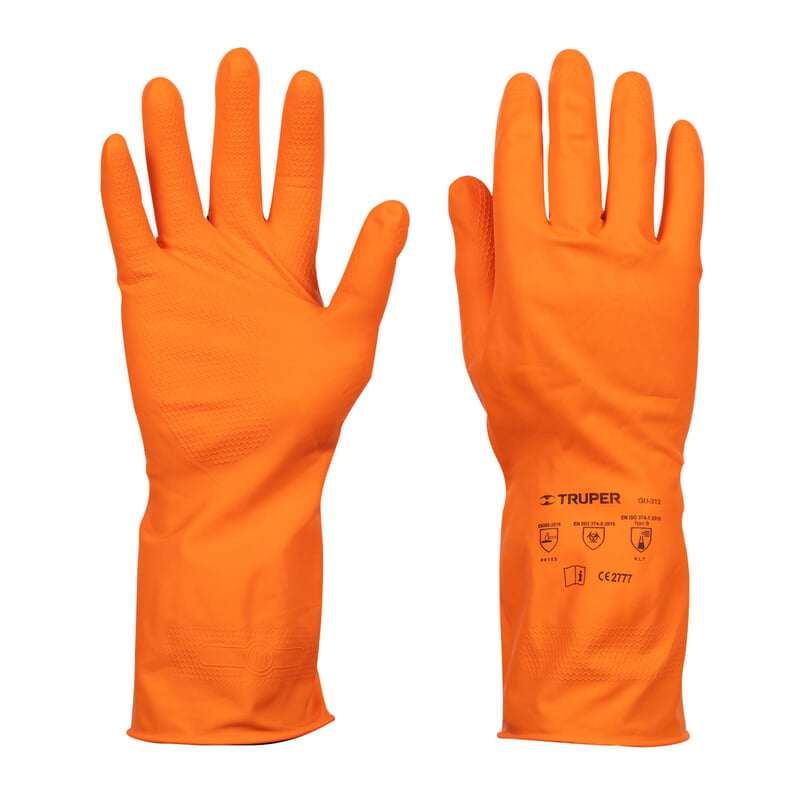 Guantes de latex para limpieza, medianos - GU-312 / 14262 Guantes de latex para limpieza, medianos - GU-312 / 14262